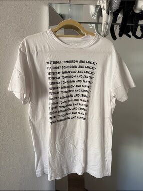 Park Hop Tees Yesterday Tomorrow and Fantasy Tee White Size L
